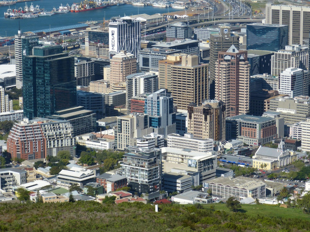 south africa cape town skyline business